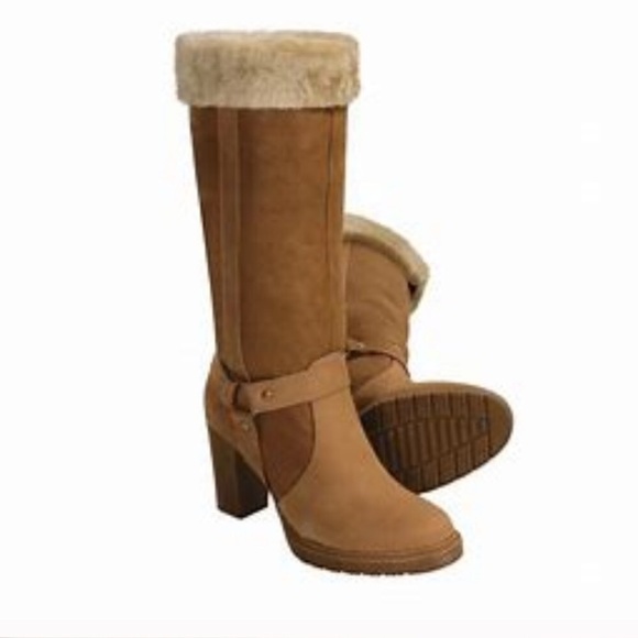 Stetson leather & shearling lined harness boots 8 - Picture 8 of 8